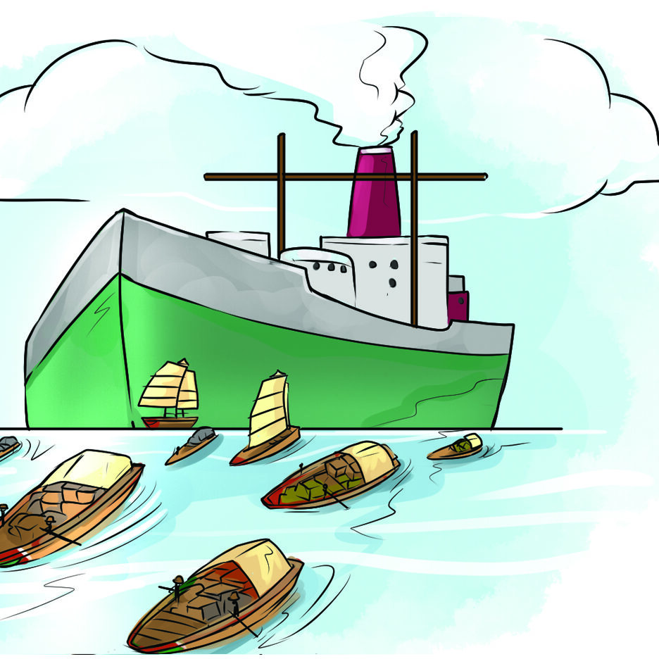 a boats sailing to ship pg38